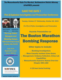 The Boston Marathon Bombing Response
