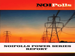 NOIPolls Power Poll Series Report April 2015