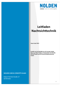 Leitfaden NCC NV_revMF01 - Nolden Cars & Concepts GmbH