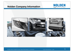 Nolden Company Information - Nolden Cars & Concepts GmbH