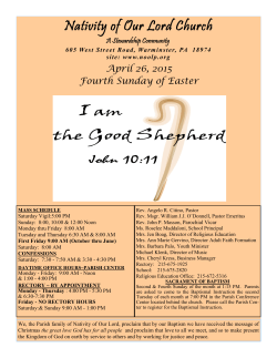 Week of April 26, 2015