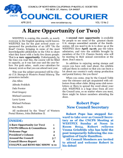 Council Courier 2015 Issue 2 - Council of Northern California