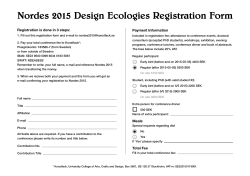 Registration Form in pdf