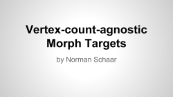 Vertex-count-agnostic Morph Targets