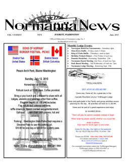 Newsletter - Sons of Norway