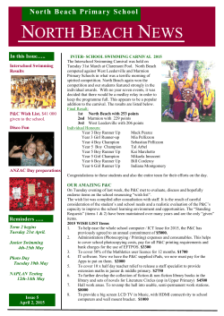 Newsletter #5 - North Beach Primary School