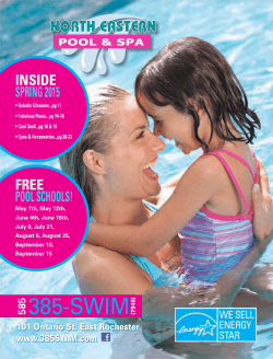 Flyer - North Eastern Pool and Spa
