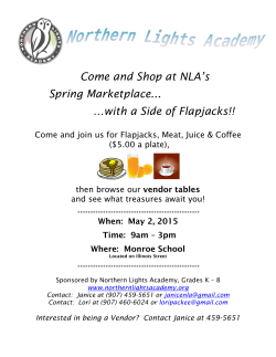 Come and Shop at NLA`s Spring Marketplace... â¦with a Side of