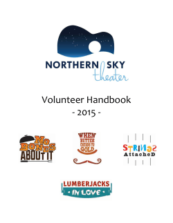 our Volunteer Handbook (PDF - 13 pages)