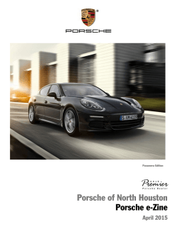 April 2015 - Porsche of North Houston