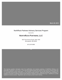 NorthRock Partners Advisory Services Program