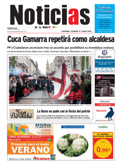 NDLR - 12 junio 2015 - Noticias de La Rioja