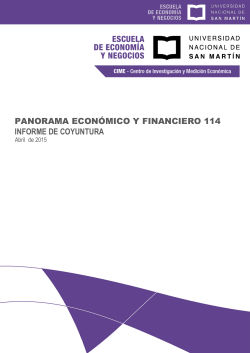 panorama econÃ³mico y financiero 114 informe de
