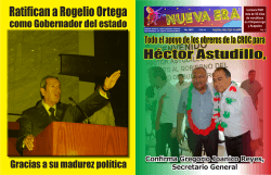 Ratifican a Rogelio Ortega