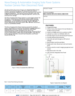 Nova Energy & Automation Imaging Suite Power Systems Nuclear