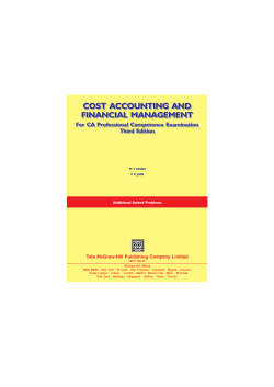 COST ACCOUNTING AND FINANCIAL MANAGEMENT COST