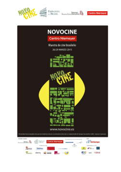 Dossier de prensa de Novocine en el Centro Niemeyer de AvilÃ©s
