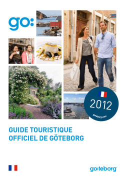 Guide touristique officiel de GÃ¶teborG