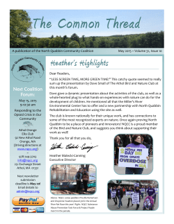 The Common Thread - North Quabbin Community Coalition
