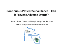 Continuous Patient Surveillance â Can it Prevent Adverse