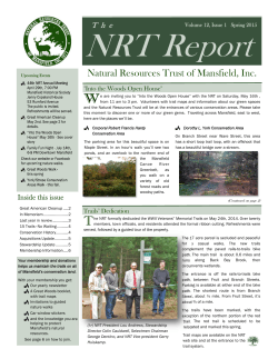 Newsletter 12-1 F.pub - Natural Resources Trust of Mansfield