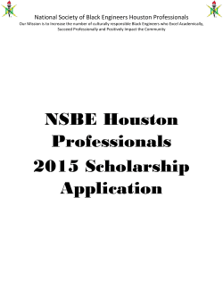 Review Packet - NSBE Houston Professionals