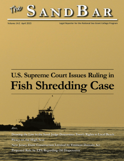 Fish Shredding Case - National Sea Grant Law Center