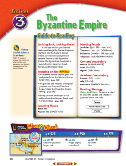 Byzantine Empire - 6th Grade Social Studies