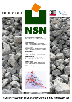 Preisliste (gesamt) ab 1. Februar 2015 - NSN
