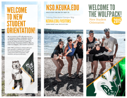 WELCOME TO THE WOLFPACK! NSO.KEUKA.EDU WELCOME TO
