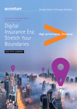 Digital Insurance Era: Stretch Your Boundaries