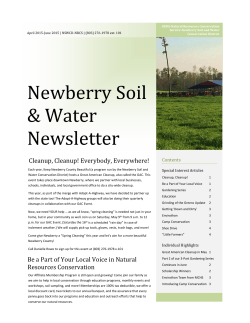 Newberry Soil & Water Newsletter