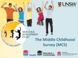 The Middle Childhood Survey (MCS)