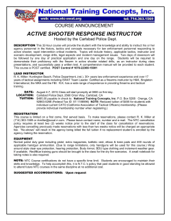 active shooter response instructor