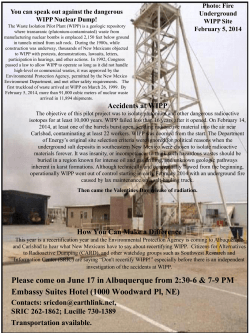 CARD WIPP EPA fact sheet - Concerned Citizens for Nuclear Safety