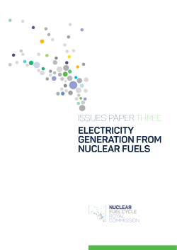 electricity generation from nuclear fuels