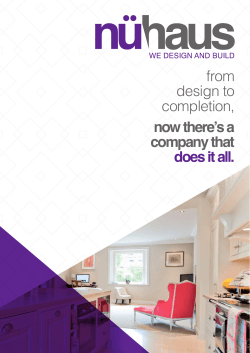 from design to completion, now there`s a company that