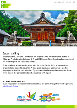 Japan calling