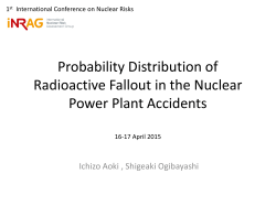 Probability Distribution of Radioactive Fallout in the