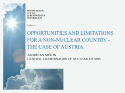 opportunities and limitations for a non-nuclear country