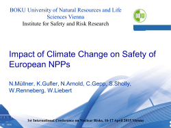Impact of Climate Change on Safety of European NPPs
