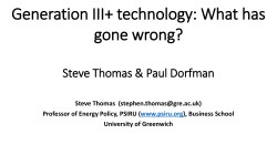 Generation III+ technology: What has gone wrong?