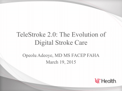 "TeleStroke 2.0: The Evolution of Digital Stroke Care"