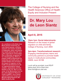 Dr. Mary Lou de Leon Siantz