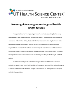 Nurses guide young moms to good health, bright