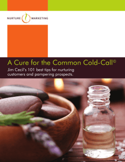 A Cure for the Common Cold-Call&Acirc;&copy;
