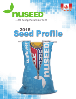 2015 Seed Profile