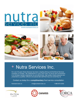 Nutra Services Profile