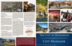 City Manager - Nevada League of Cities & Municipalities