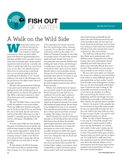 FISH OUT OF WATER - NW Georgia Living Magazine